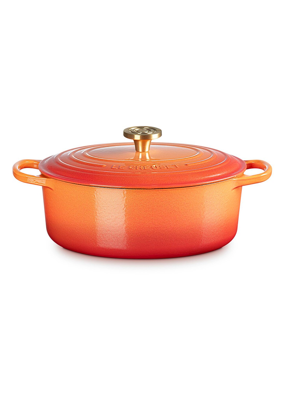 Le Creuset Signature braadpan Ø22 cm - voorkant orange