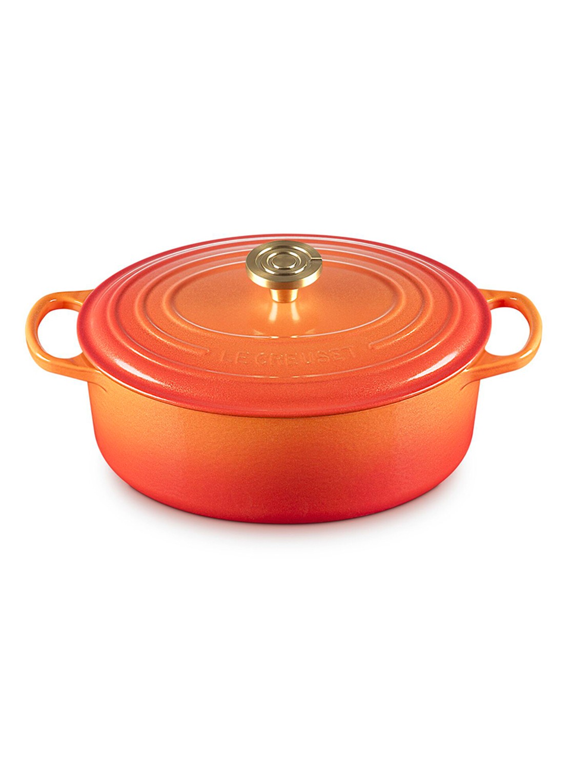 Le Creuset Signature braadpan Ø22 cm - voorkant 2 orange