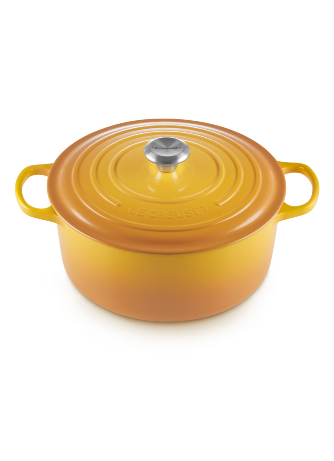 Le Creuset Signature braadpan 24 cm  - detail 3 nectar / oranje