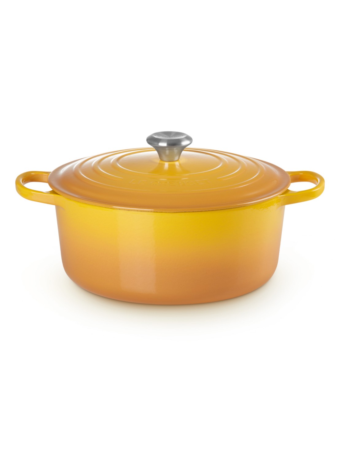 Le Creuset Signature braadpan 24 cm  - detail 4 nectar / oranje