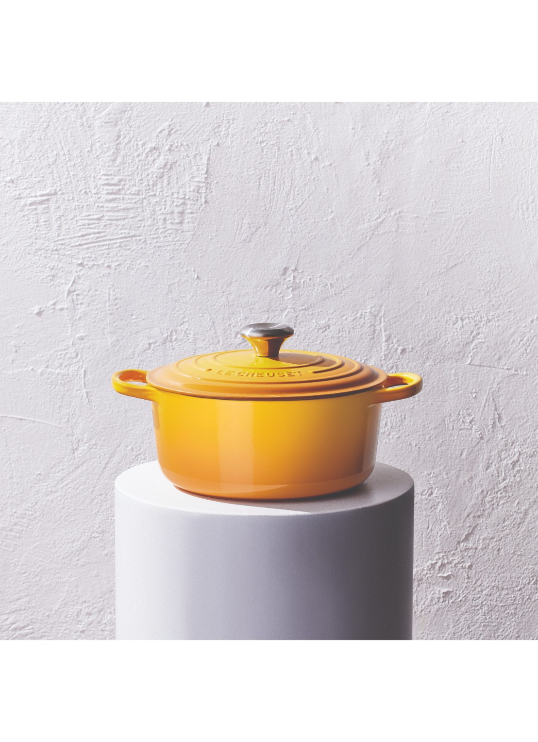 Le Creuset Signature braadpan 24 cm  - voorkant 2 nectar / oranje