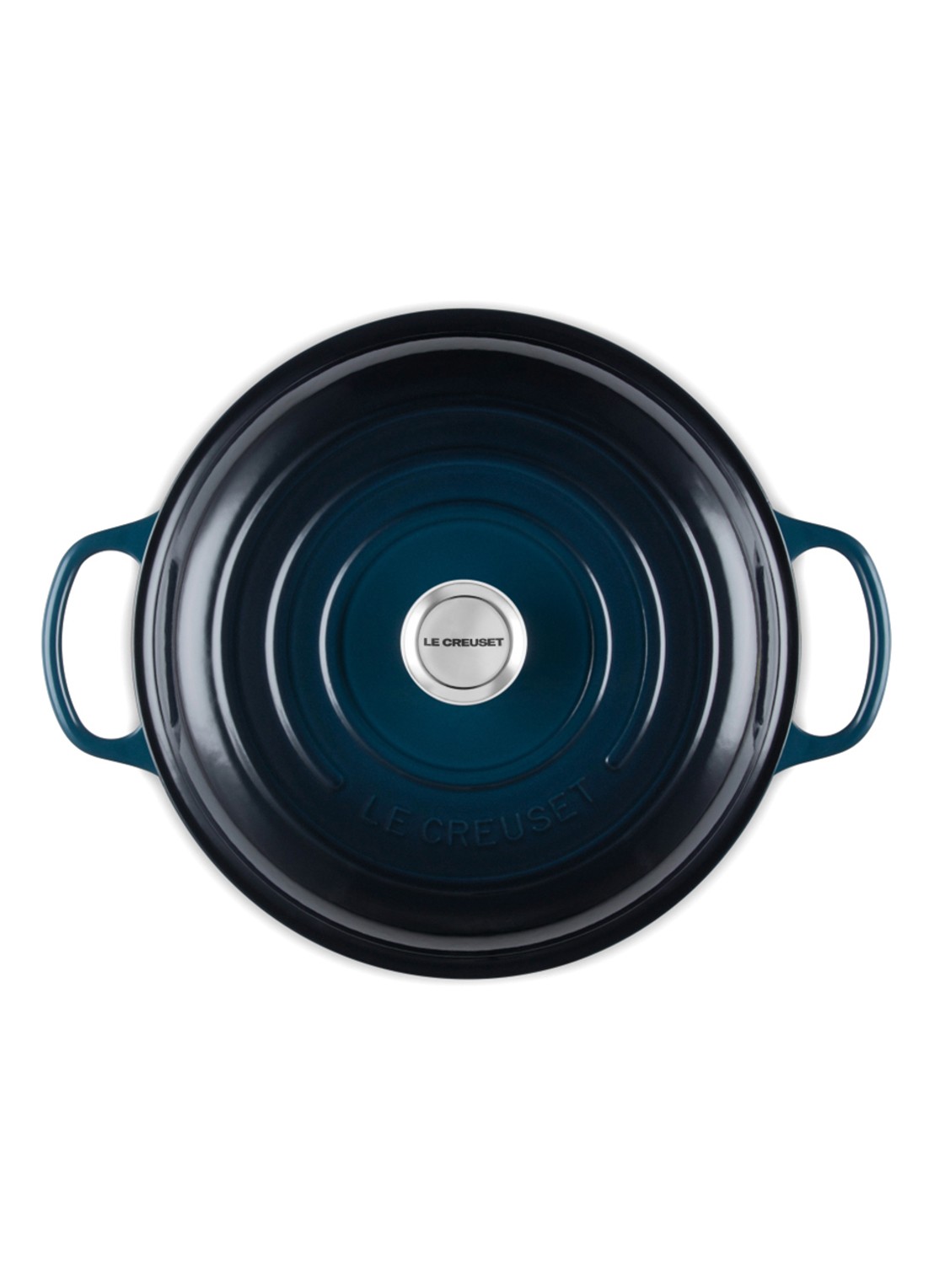 Le Creuset Signature braadpan Ø24 cm - detail 4 donkerblauw