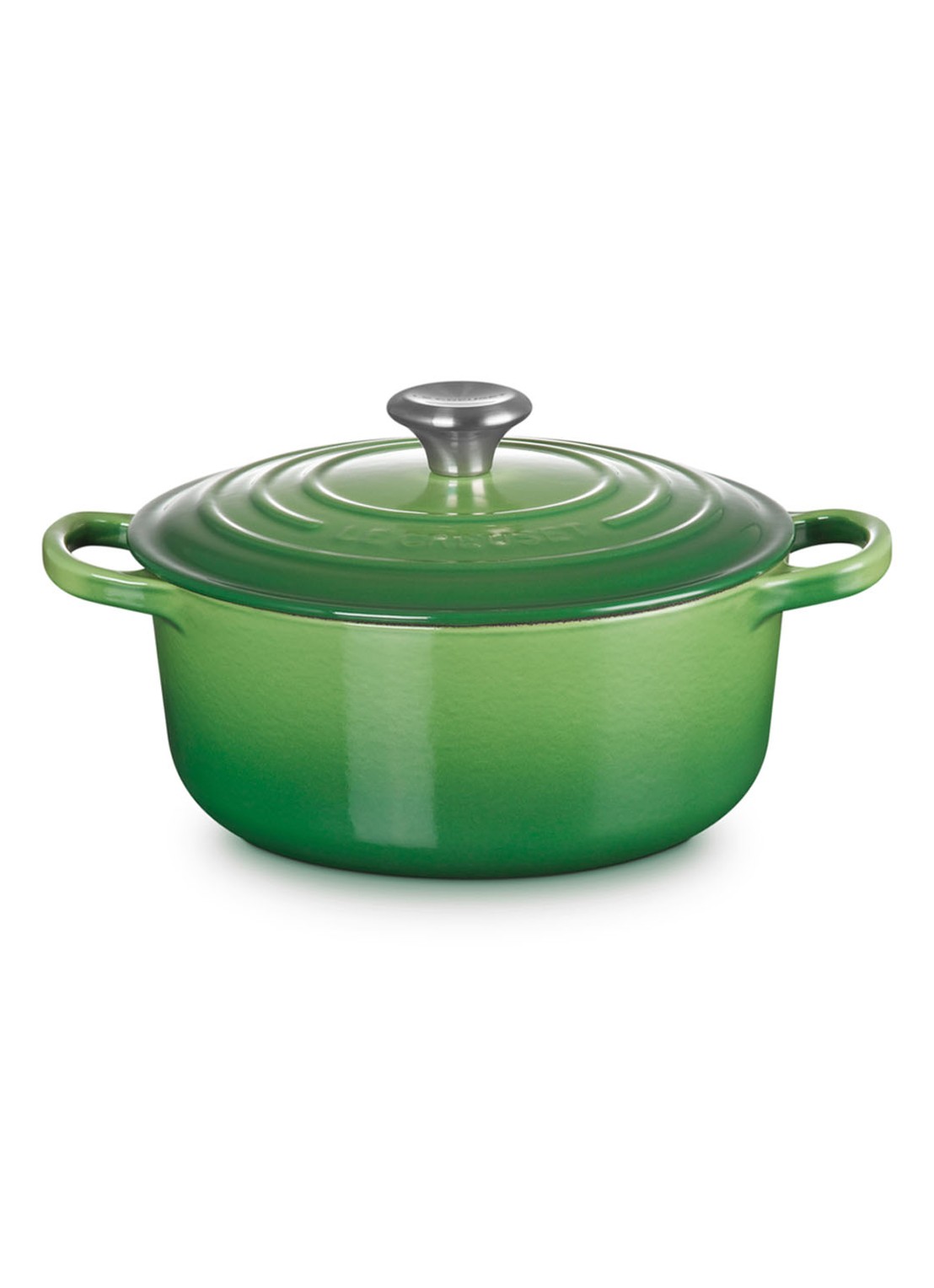 Le Creuset Signature braadpan Ø24 cm - detail 4 groen