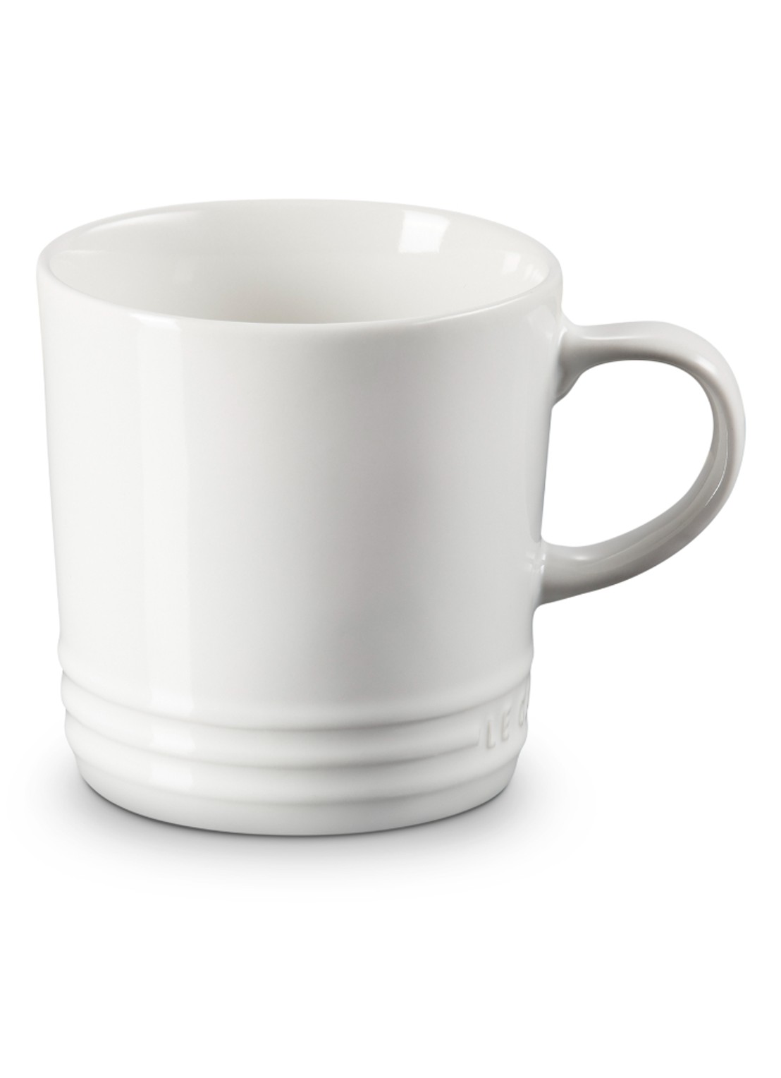 Le Creuset Signature braadpan 24 cm - voorkant white / wit