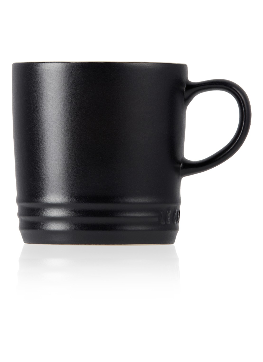 Le Creuset Signature braadpan 24 cm - detail 2 mat zwart / zwart
