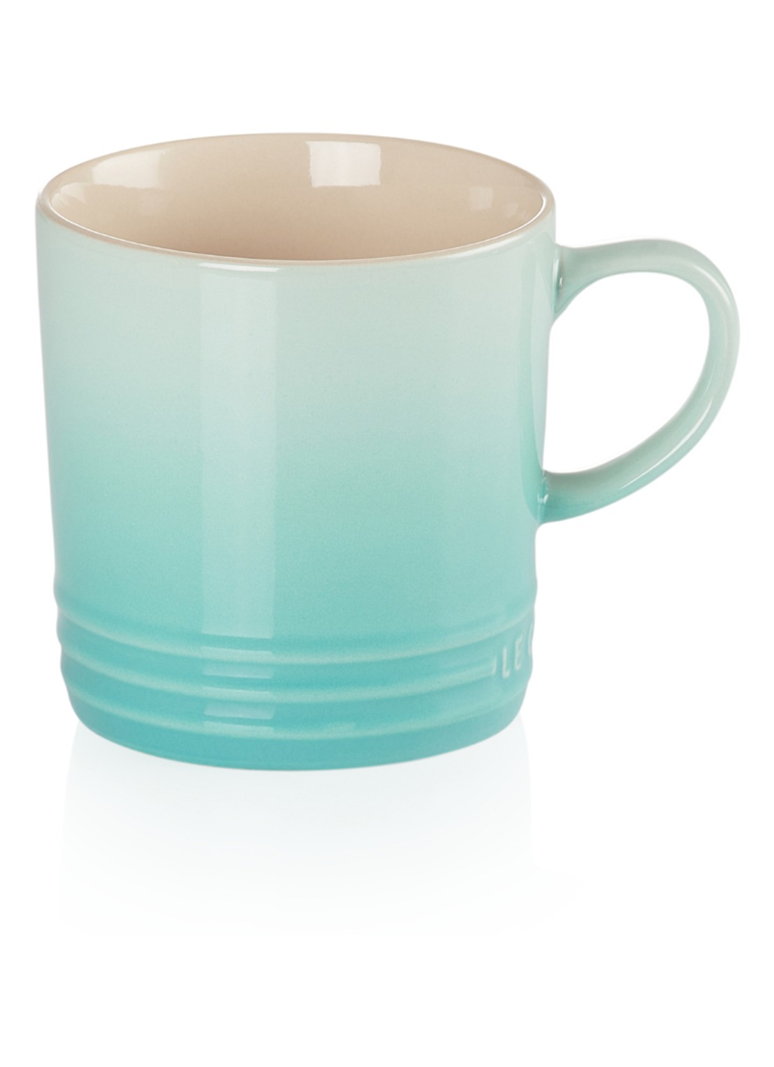 Le Creuset Signature braadpan 24 cm - voorkant 5 cool mint / lichtgroen