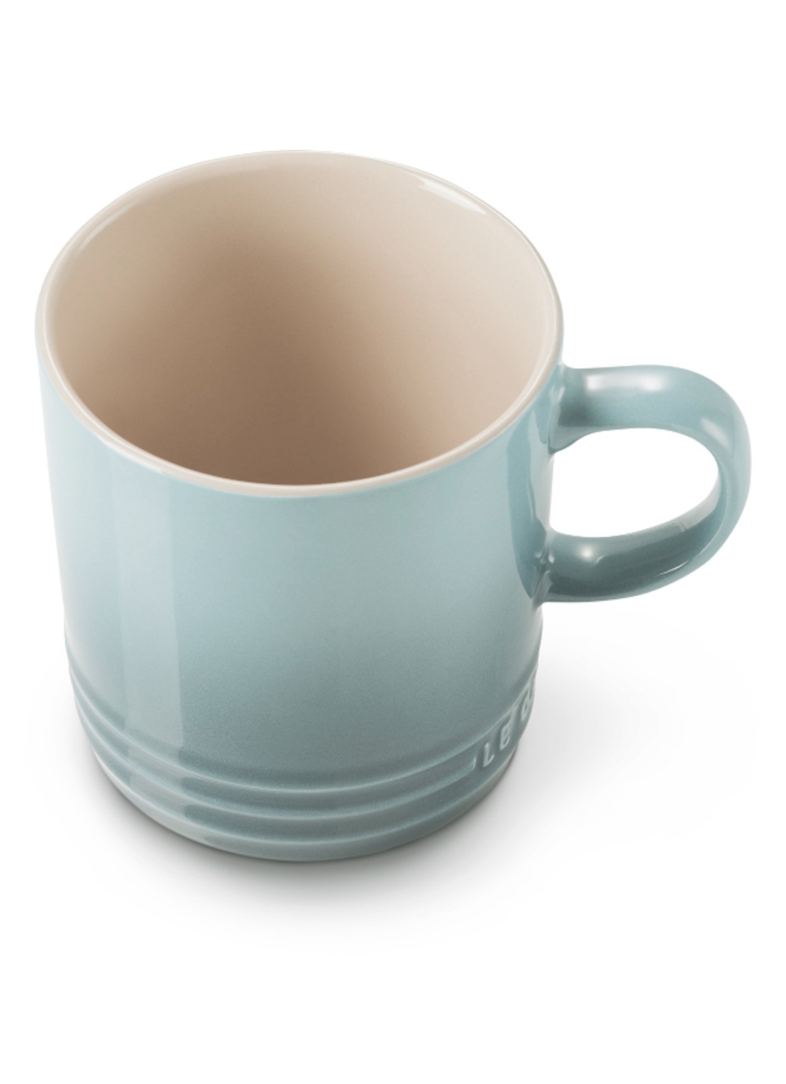 Le Creuset Signature braadpan 24 cm - detail 2 sea salt / lichtgroen