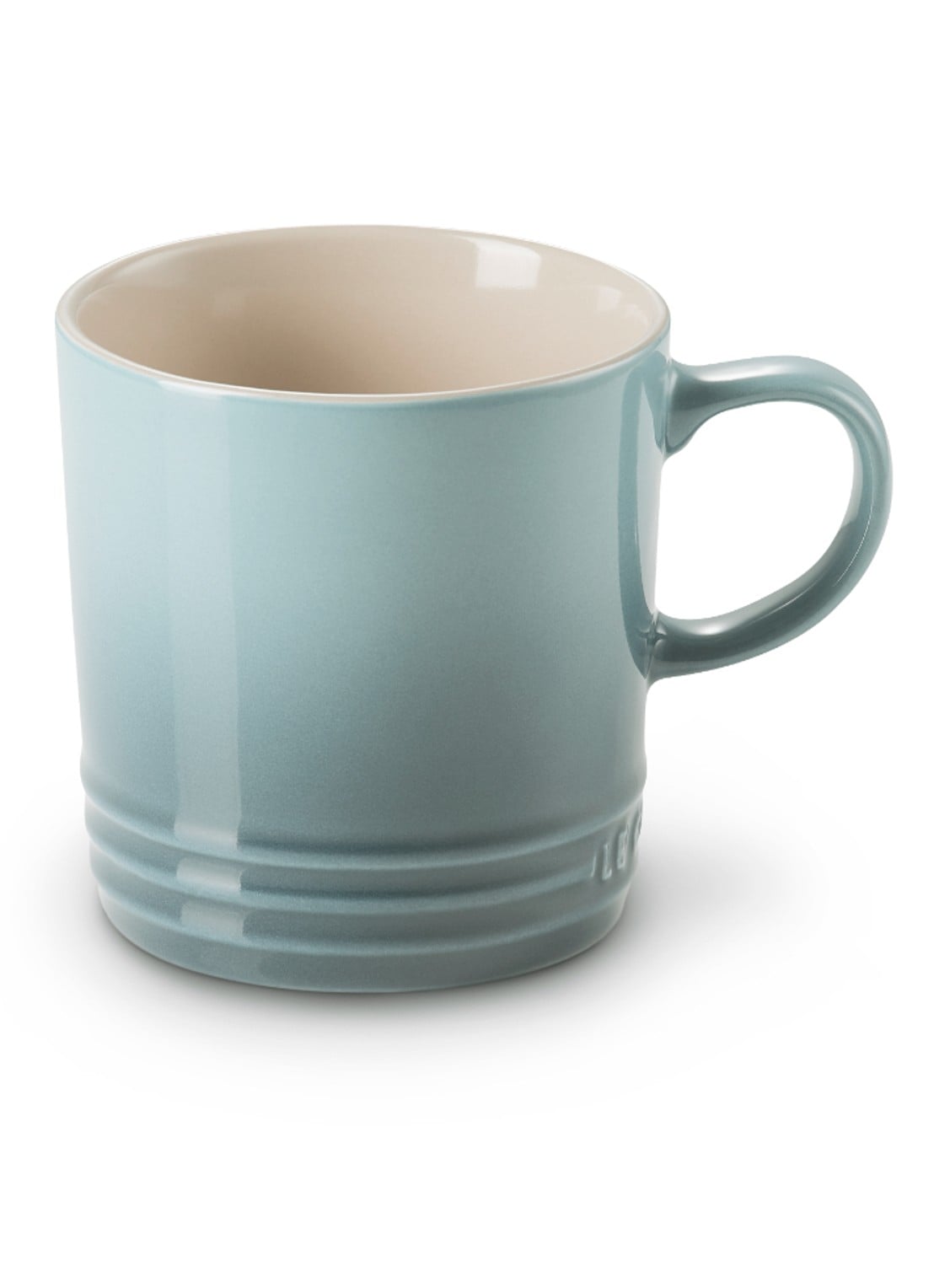 Le Creuset Signature braadpan 24 cm - voorkant sea salt / lichtgroen