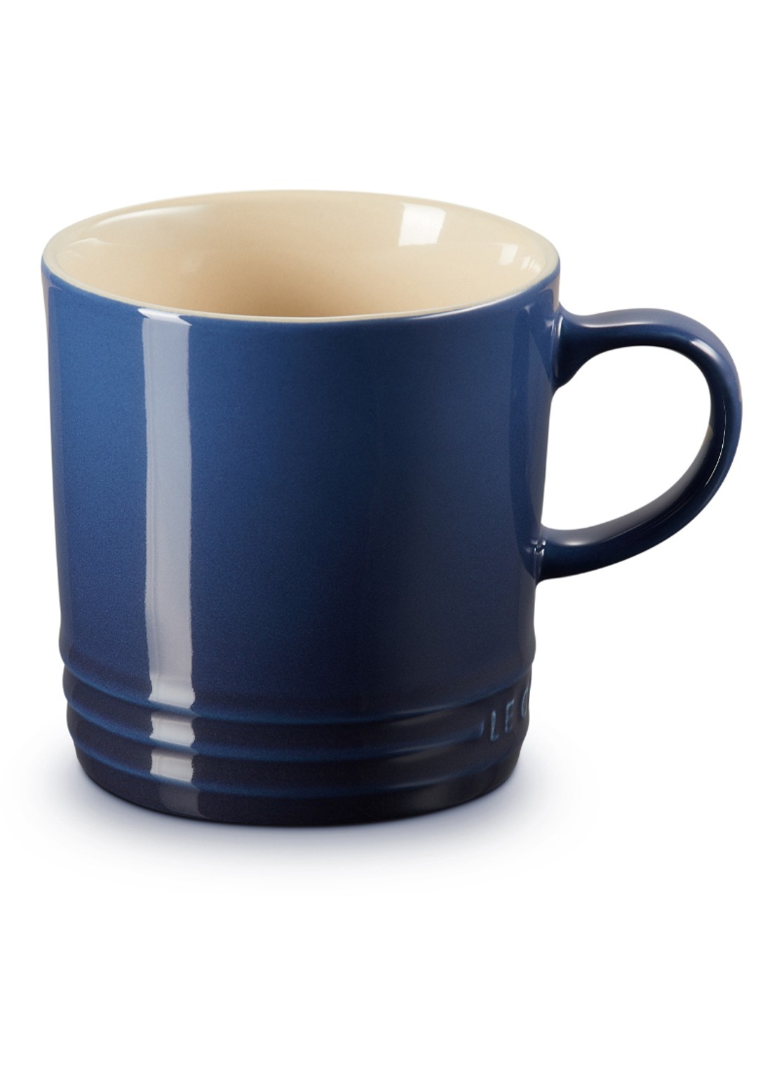 Le Creuset Signature braadpan 24 cm - voorkant ink / blauw