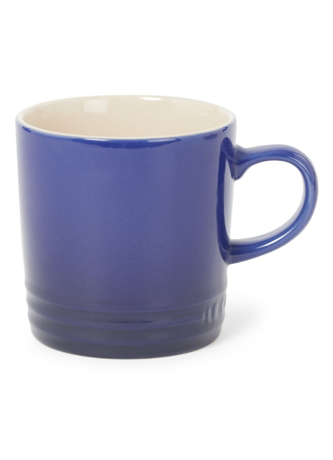 Le Creuset Signature braadpan 24 cm - voorkant indigo / blauw