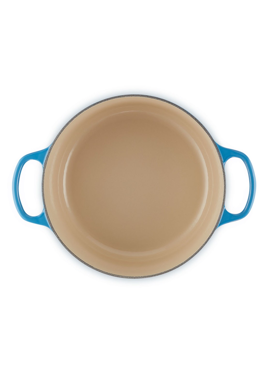 Le Creuset Signature braadpan Ø24 cm - detail 5 azure / blauw