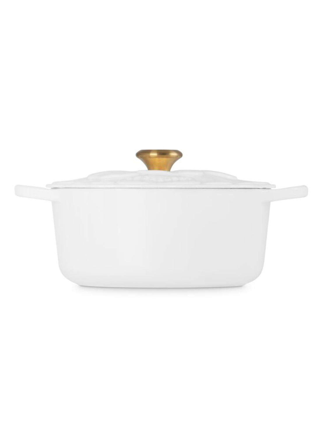 Le Creuset Signature braadpan 26 cm - achterkant 6 wit