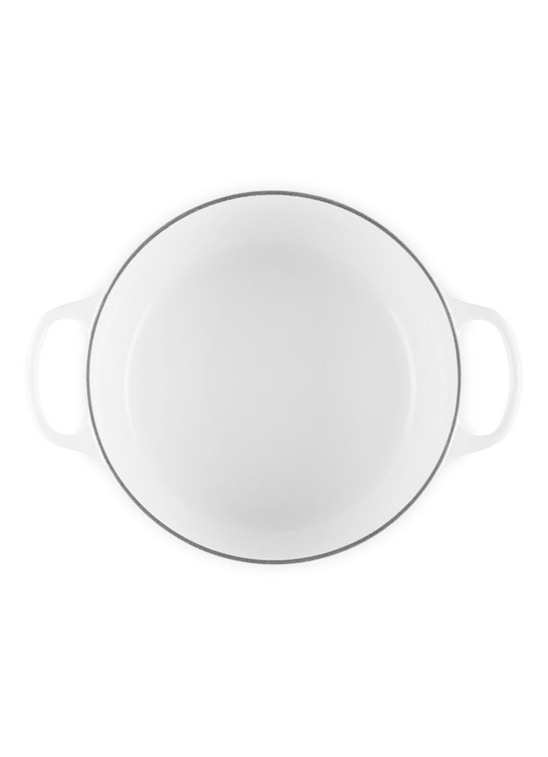 Le Creuset Signature braadpan 26 cm - detail 3 wit