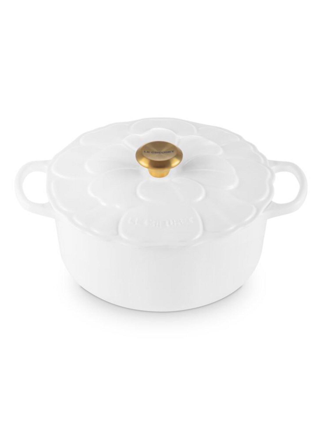 Le Creuset Signature braadpan 26 cm - voorkant 2 wit