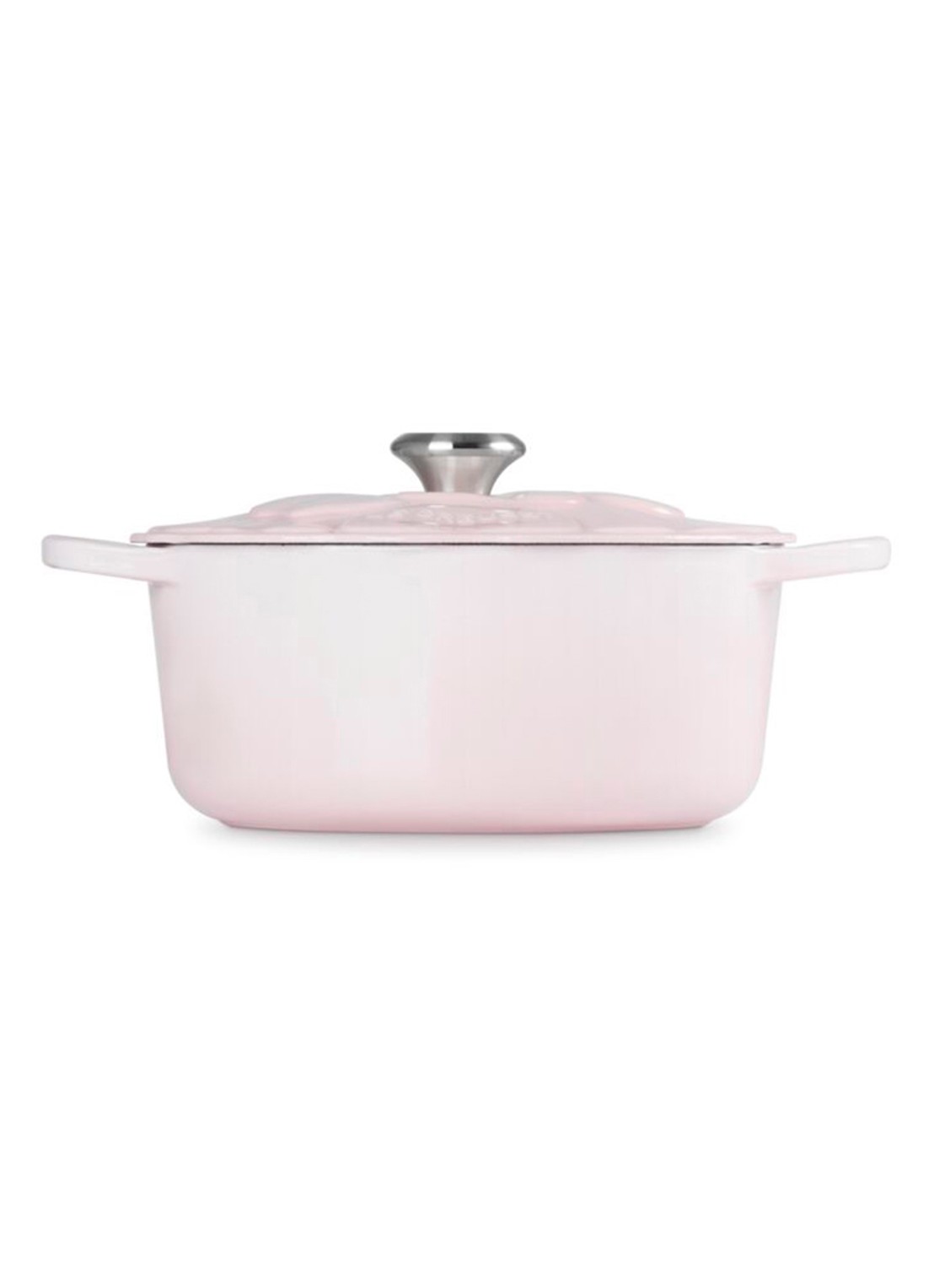 Le Creuset Signature braadpan 26 cm - achterkant lichtroze