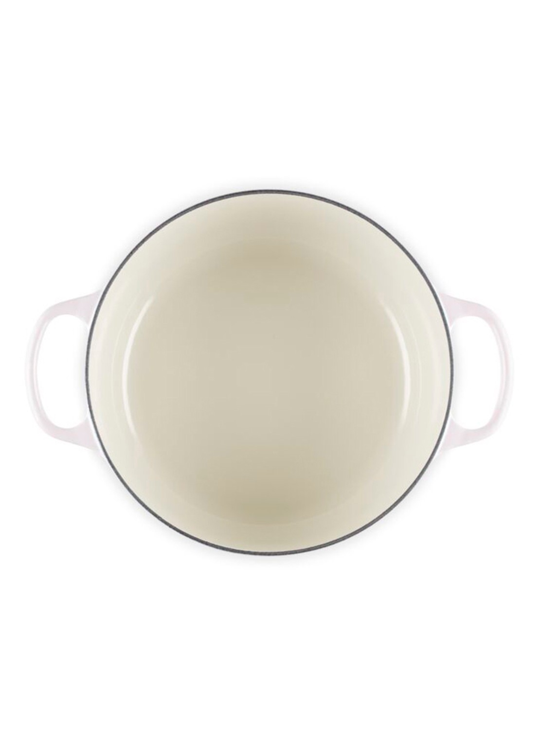 Le Creuset Signature braadpan 26 cm - detail 2 lichtroze
