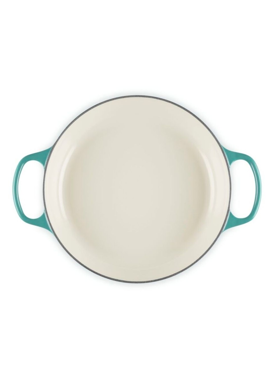 Le Creuset Signature braadpan 30 cm - voorkant blauw