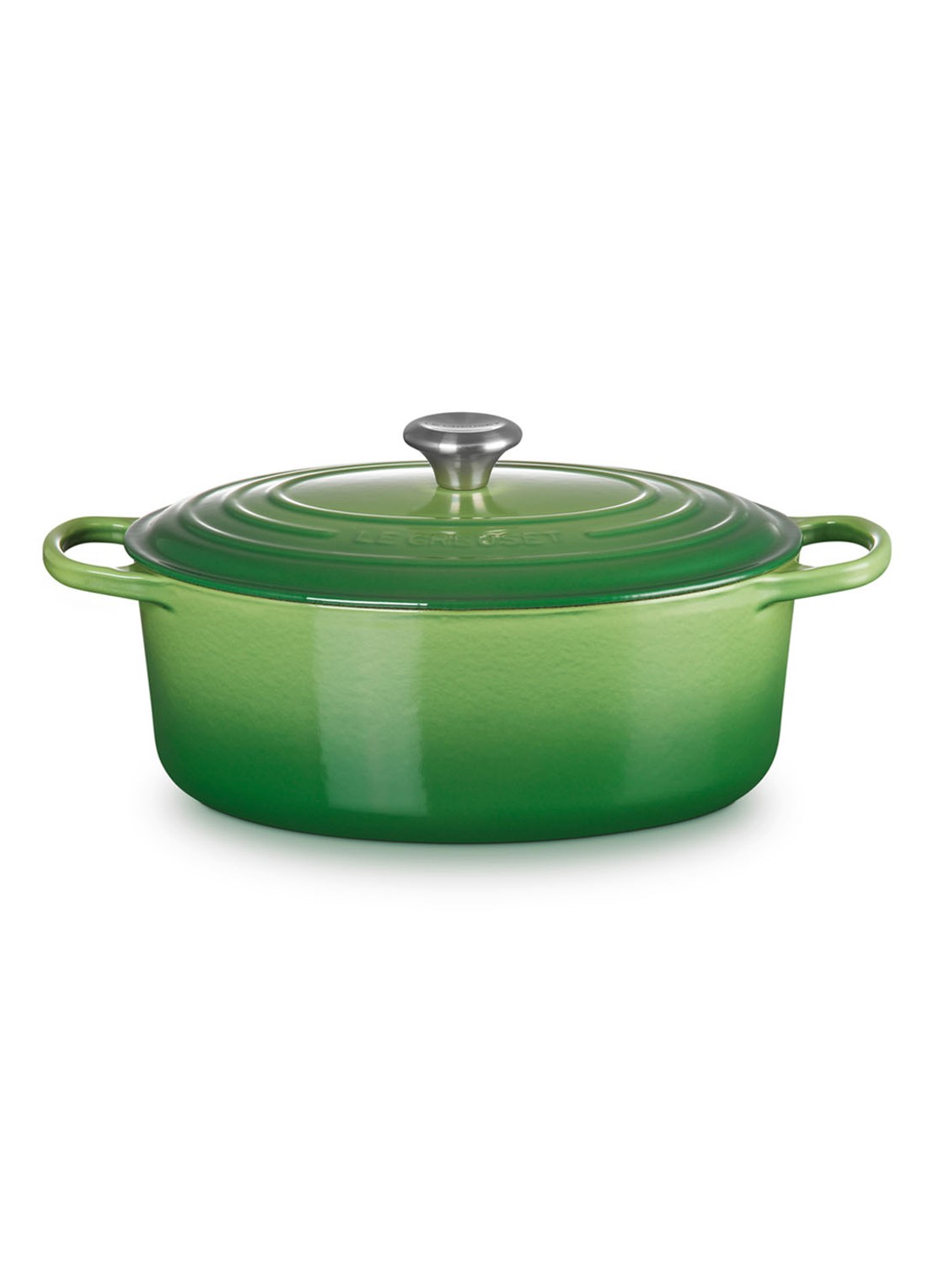 Le Creuset Signature braadpan 31 cm - detail 3 bamboo / groen