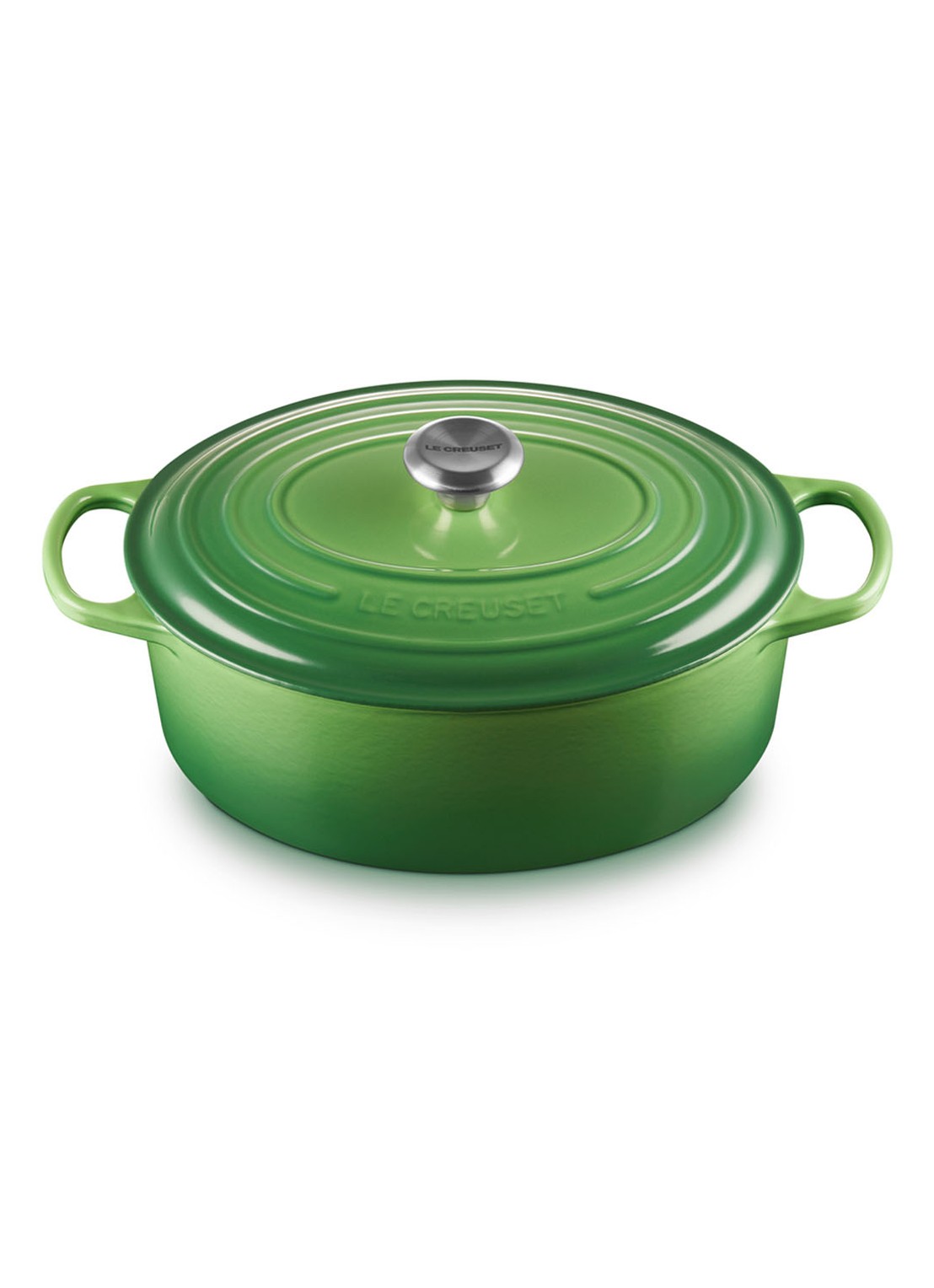 Le Creuset Signature braadpan 31 cm - voorkant 5 bamboo / groen