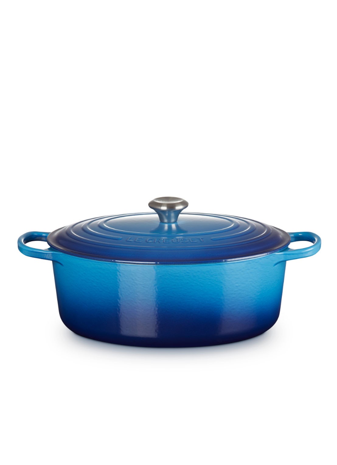Le Creuset Signature braadpan Ø31 cm - voorkant 2 azure / blauw