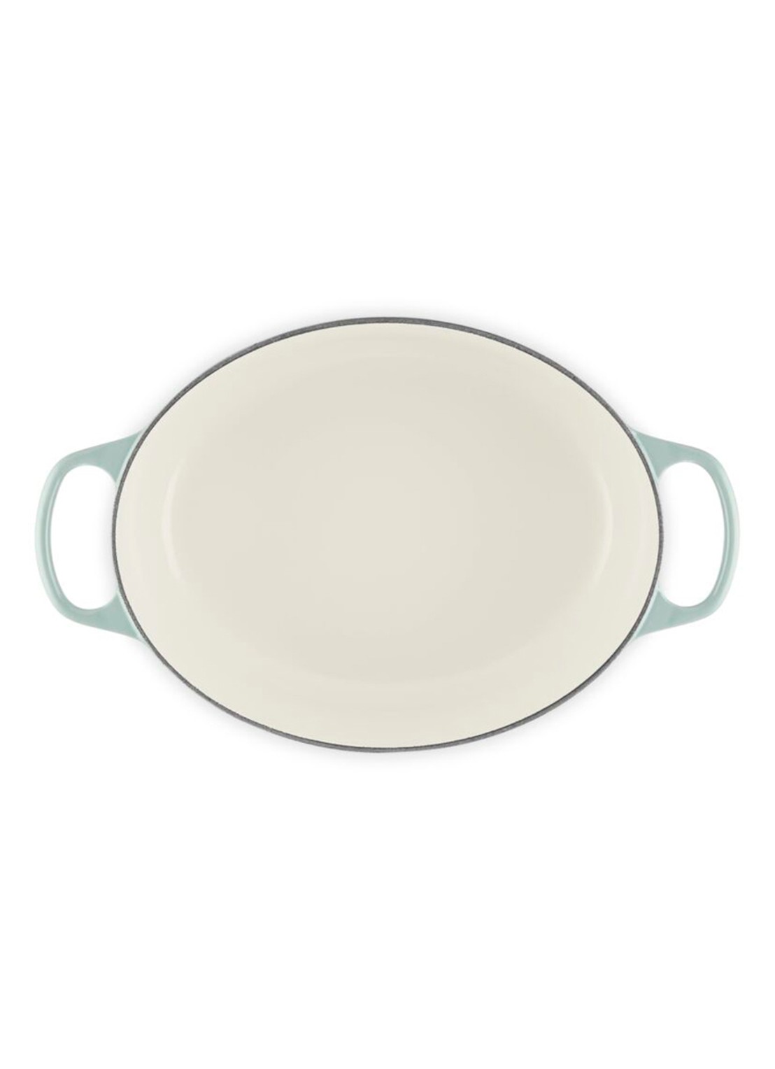 Le Creuset Signature braadpan 31 cm - detail 3 lichtgrijs