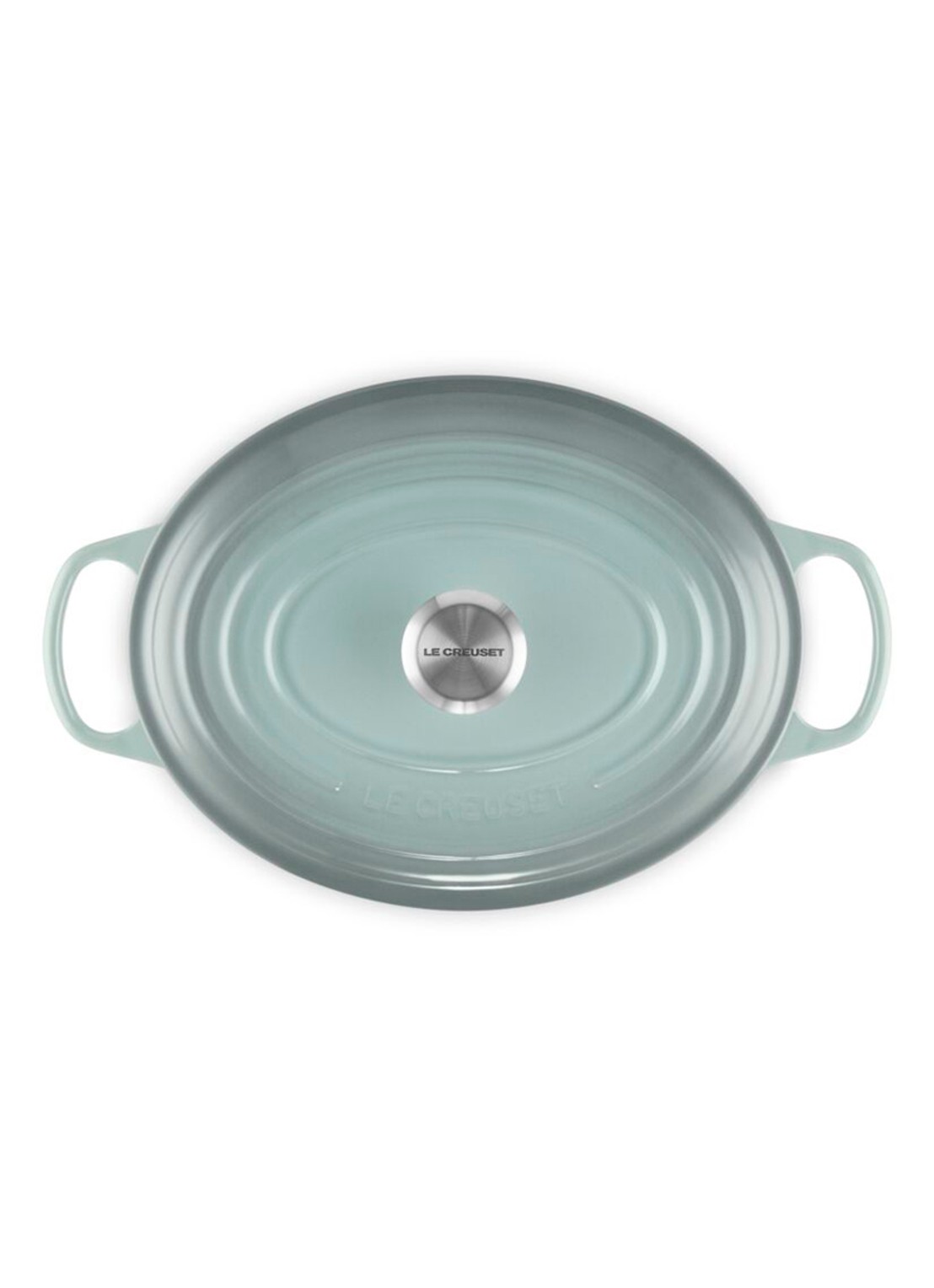 Le Creuset Signature braadpan 31 cm - detail 4 lichtgrijs