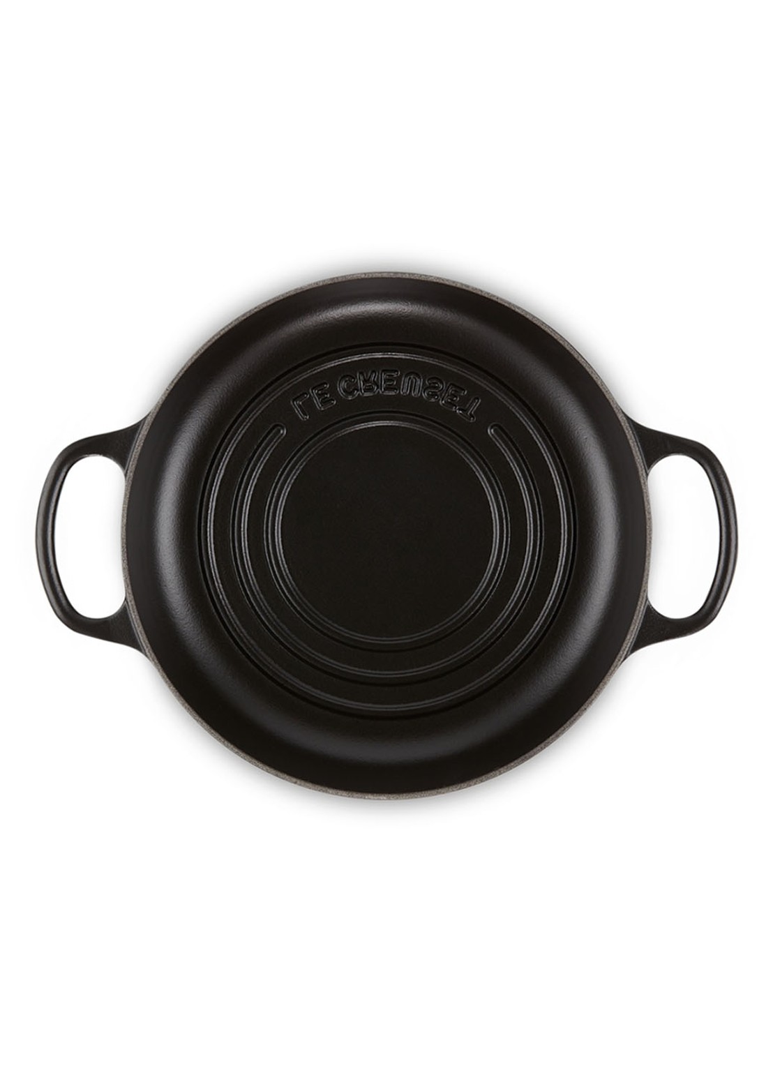 Le Creuset Signature broodpan Ø24 cm - detail mat zwart / zwart