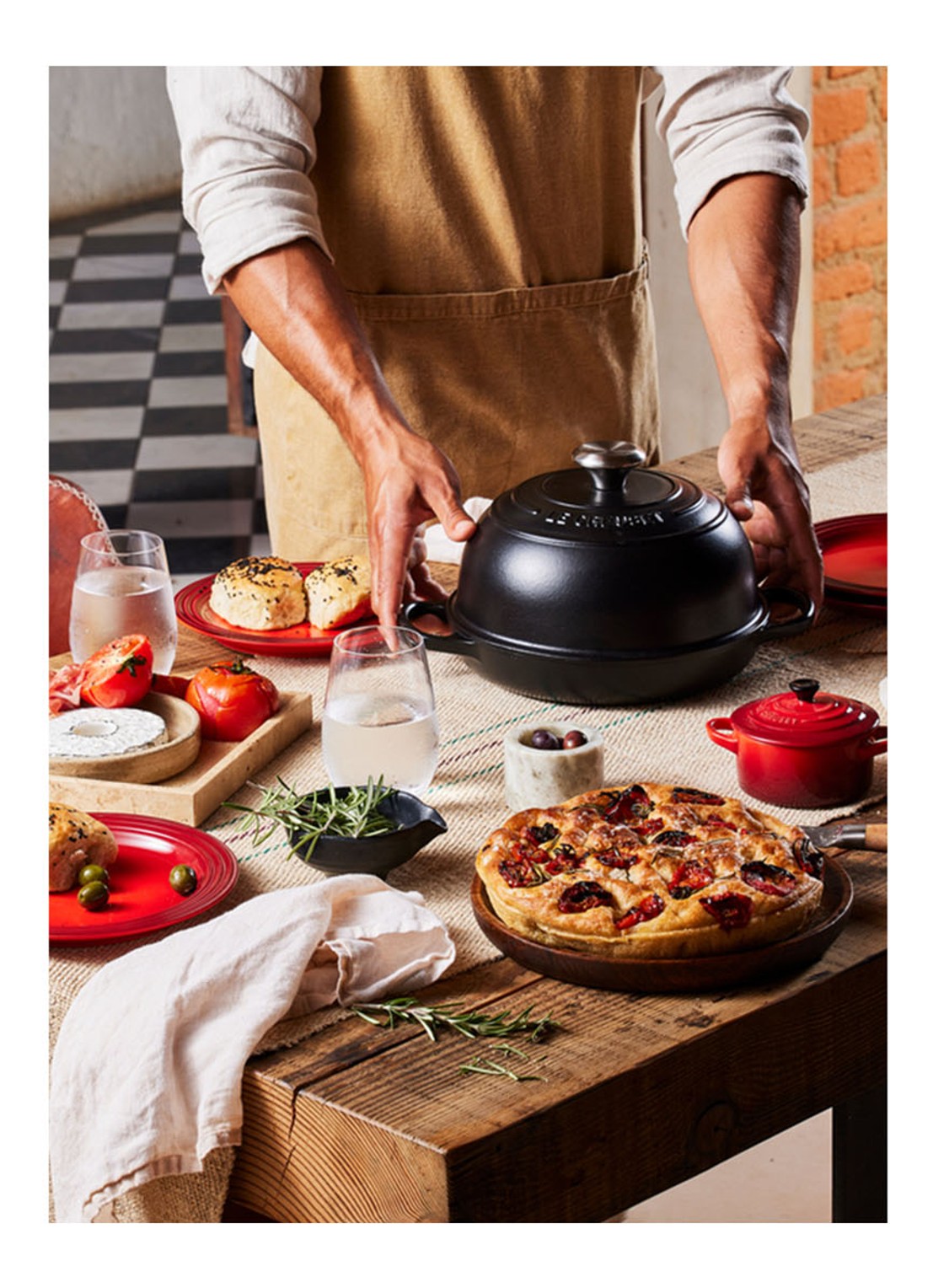 Le Creuset Signature broodpan Ø24 cm - detail 5 mat zwart / zwart