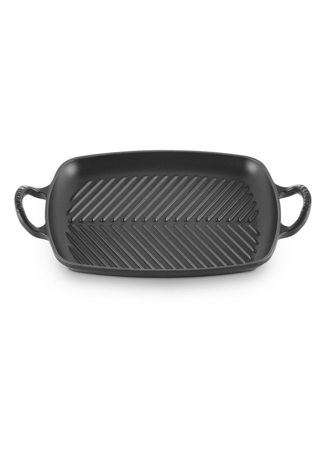 Le Creuset Signature grill 30 cm - voorkant 2 zwart