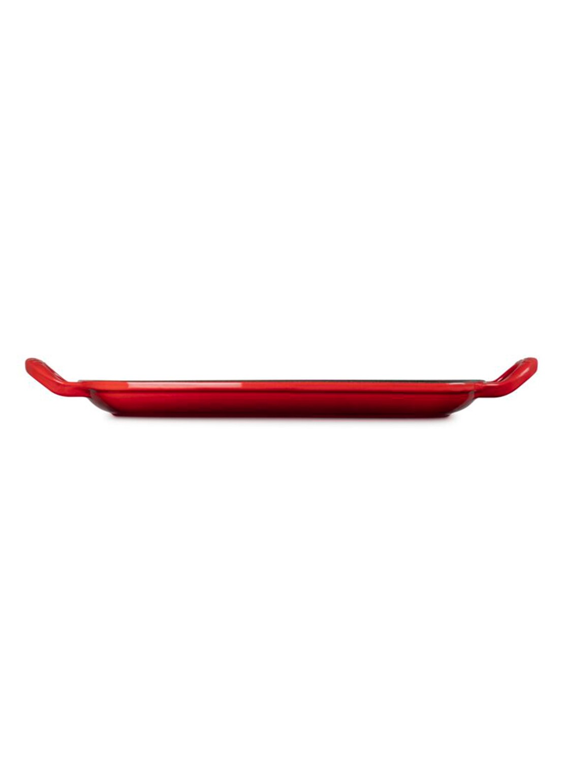 Le Creuset Signature grill 30 cm - achterkant 4 steenrood