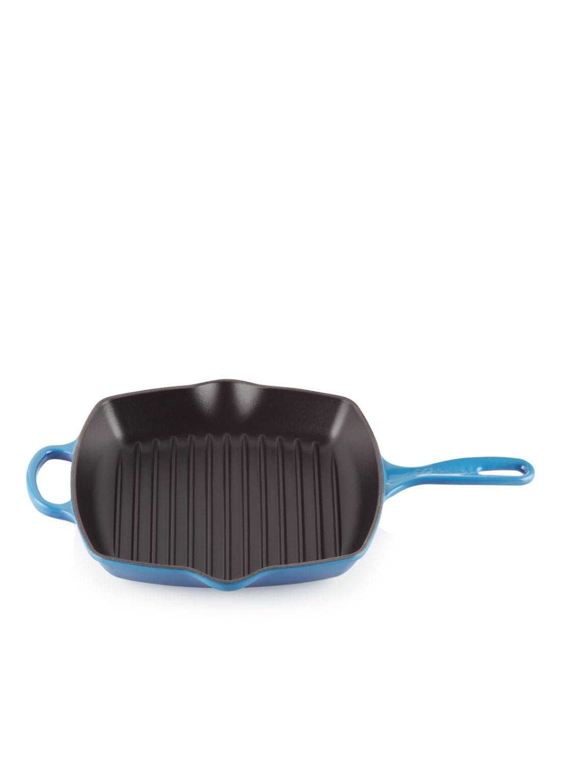 Le Creuset Signature Grillpan Azure 26 cm - voorkant 2 azure / blauw