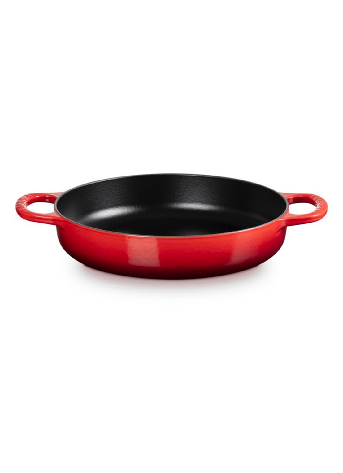 Le Creuset Signature hapjespan 28 cm  - voorkant donkerrood