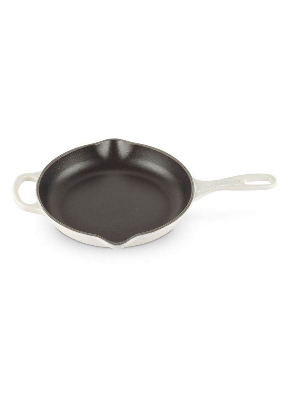 Le Creuset Signature koekenpan Ø23 cm - voorkant 2 gebroken wit