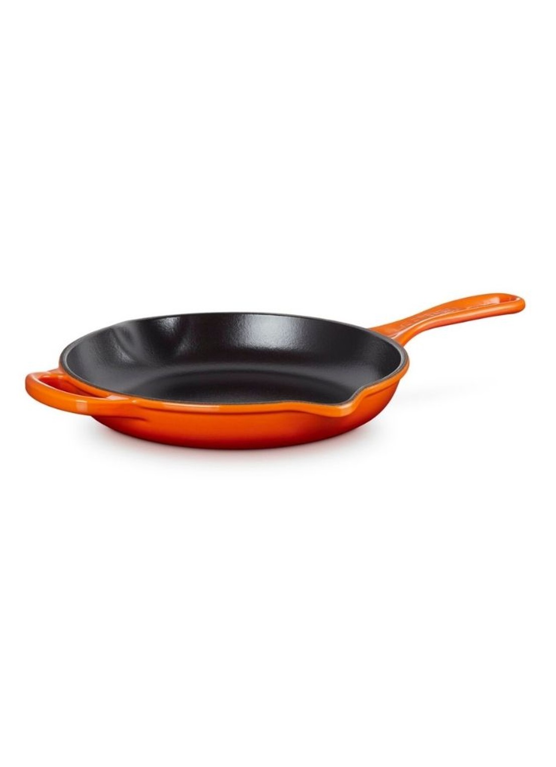 Le Creuset Signature koekenpan Ø23 cm - voorkant 2 oranjerood