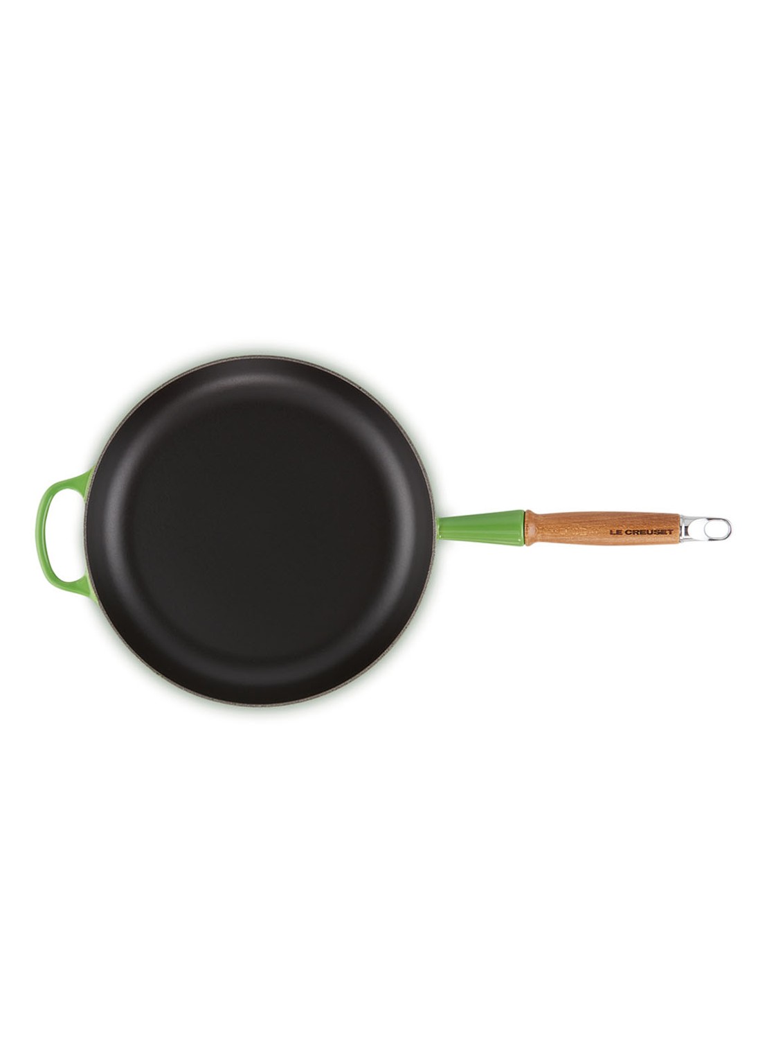 Le Creuset Signature koekenpan Ø28 cm - detail 4 bamboo / groen