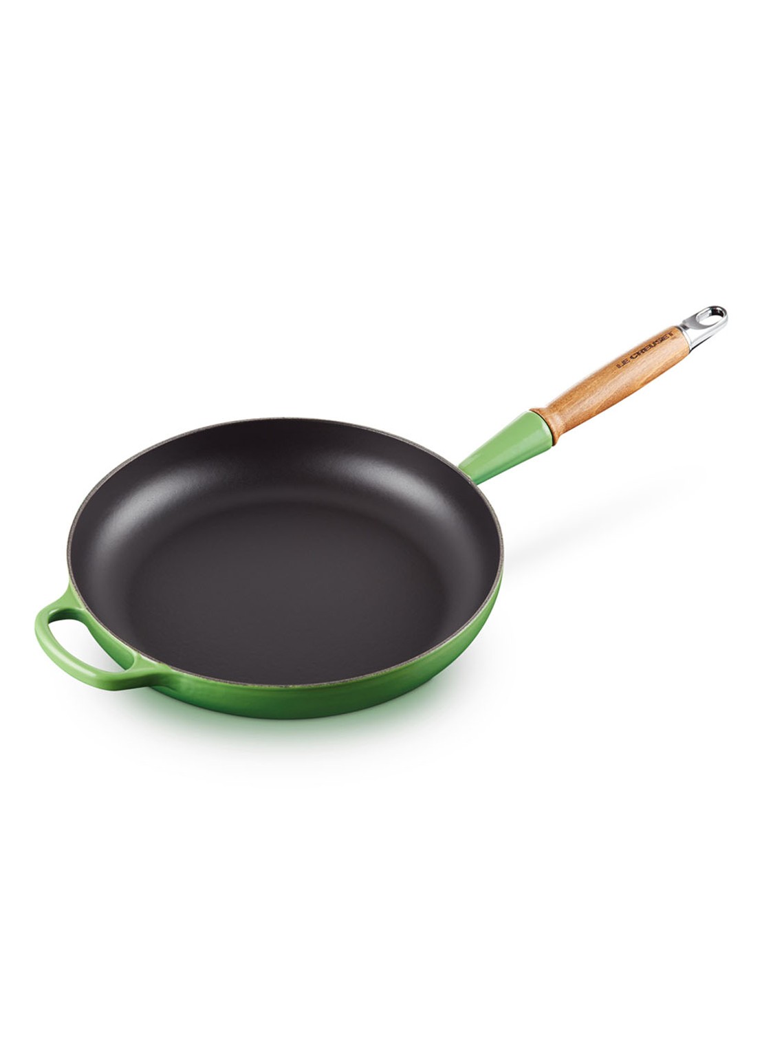 Le Creuset Signature koekenpan Ø28 cm - detail 5 bamboo / groen