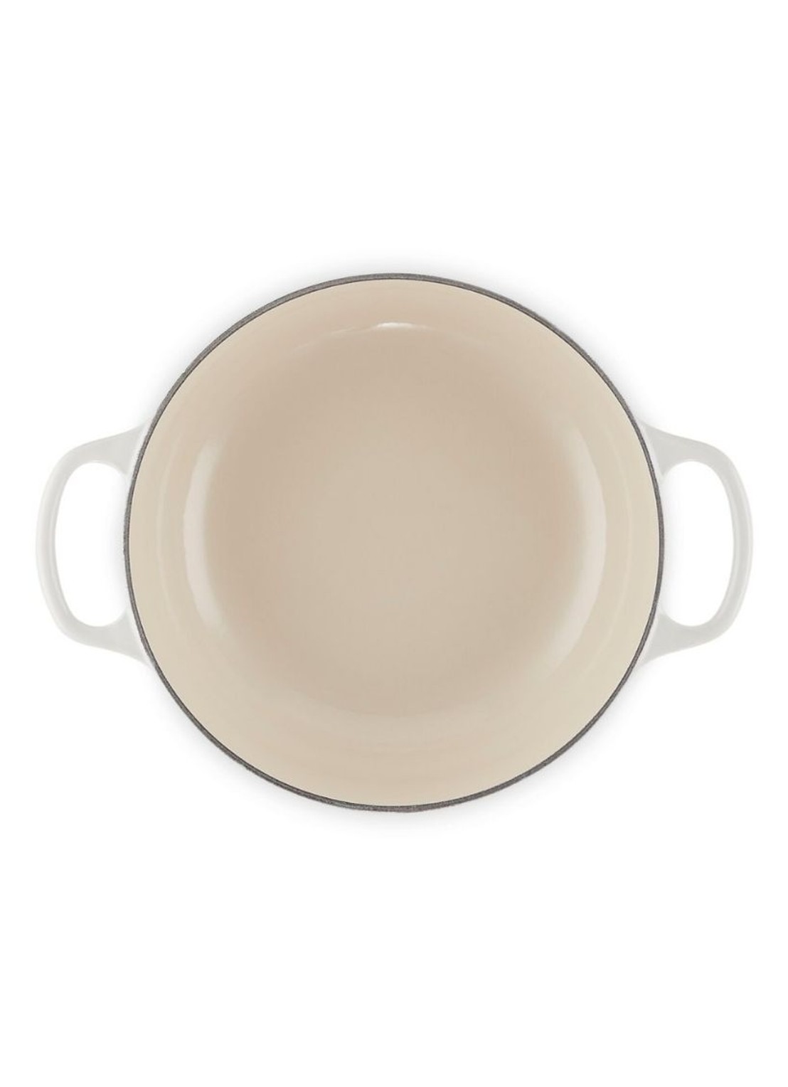 Le Creuset Signature sauteuse 24 cm - detail 3 gebroken wit