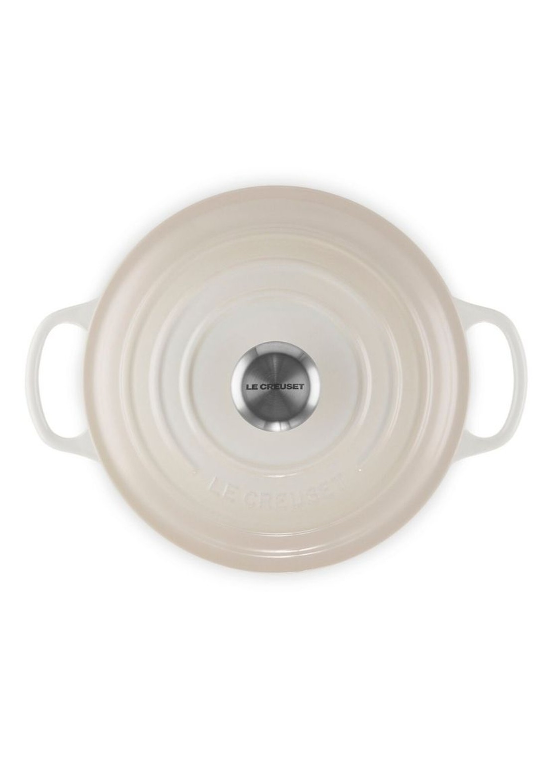 Le Creuset Signature sauteuse 24 cm - detail 4 gebroken wit