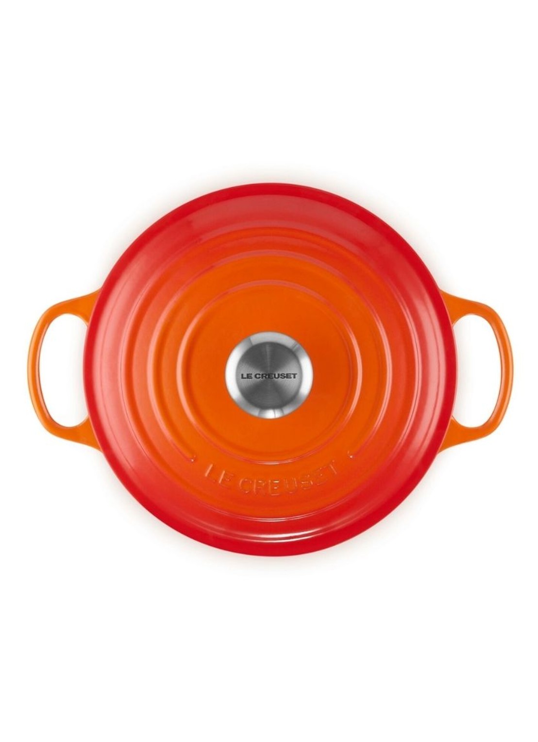 Le Creuset Signature sauteuse 24 cm - detail 4 oranjerood