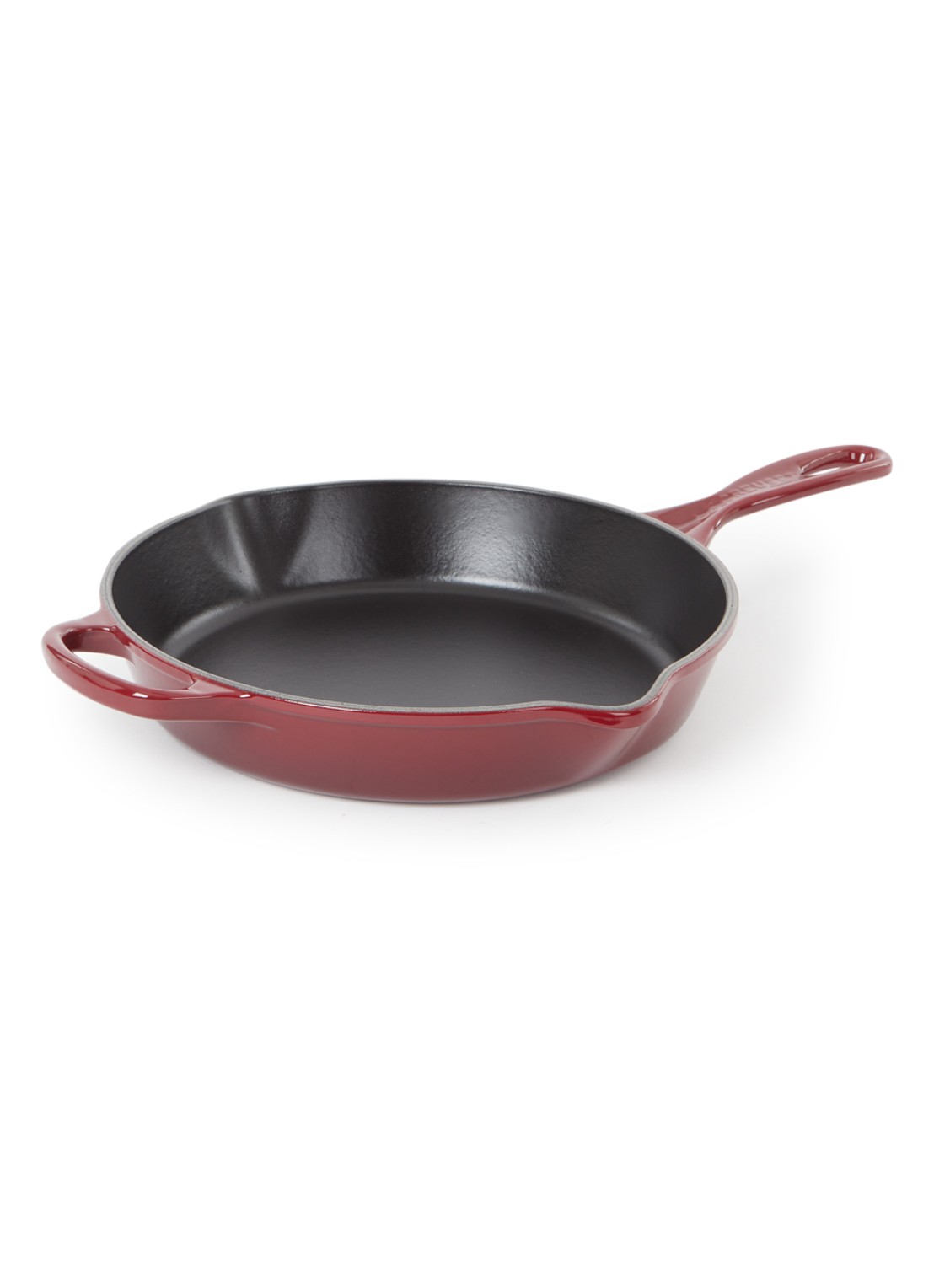 Le Creuset Signature Skillet koekenpan Ø26 cm - voorkant garnet / rood
