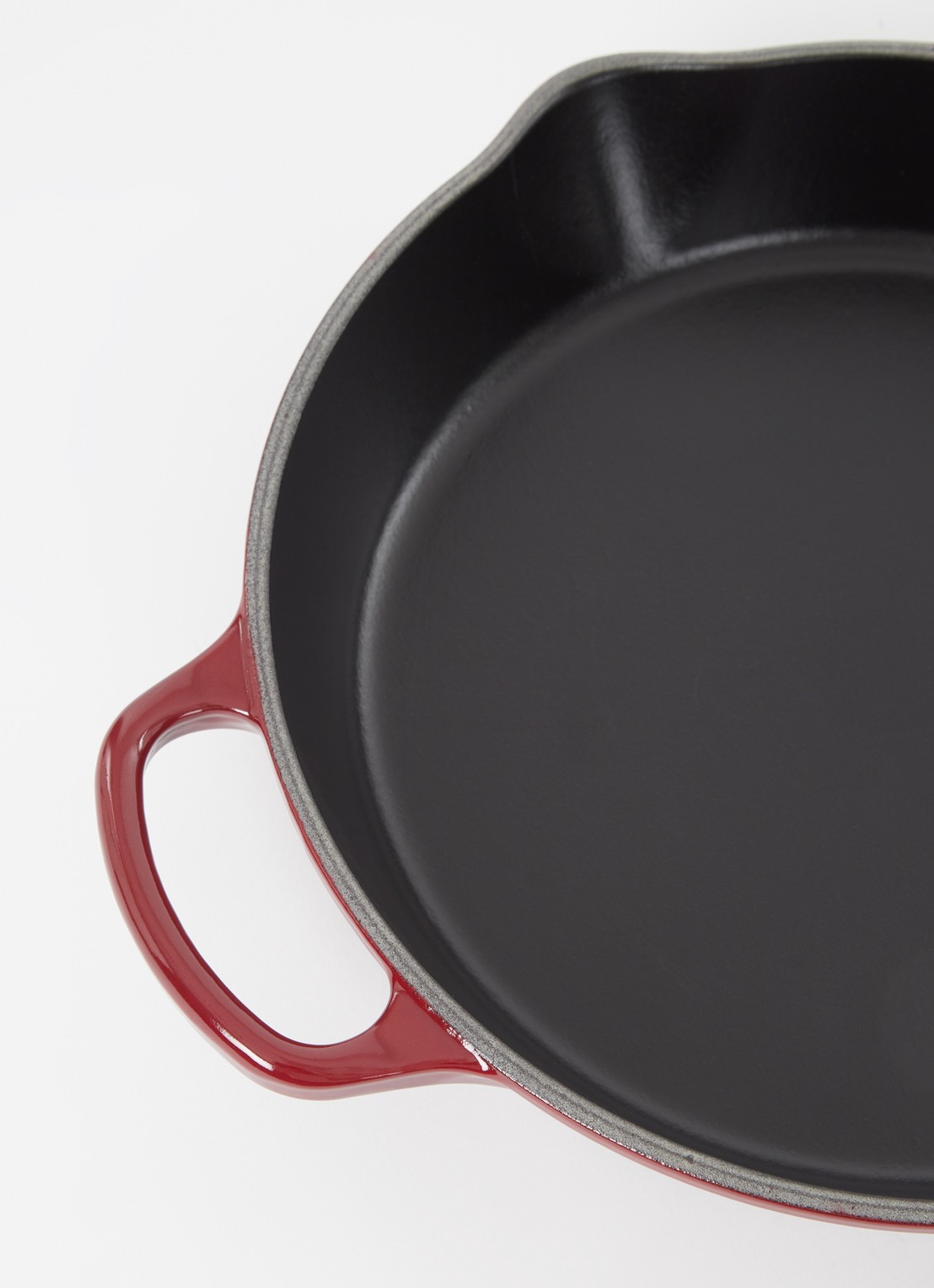 Le Creuset Signature Skillet koekenpan Ø26 cm - voorkant 2 garnet / rood