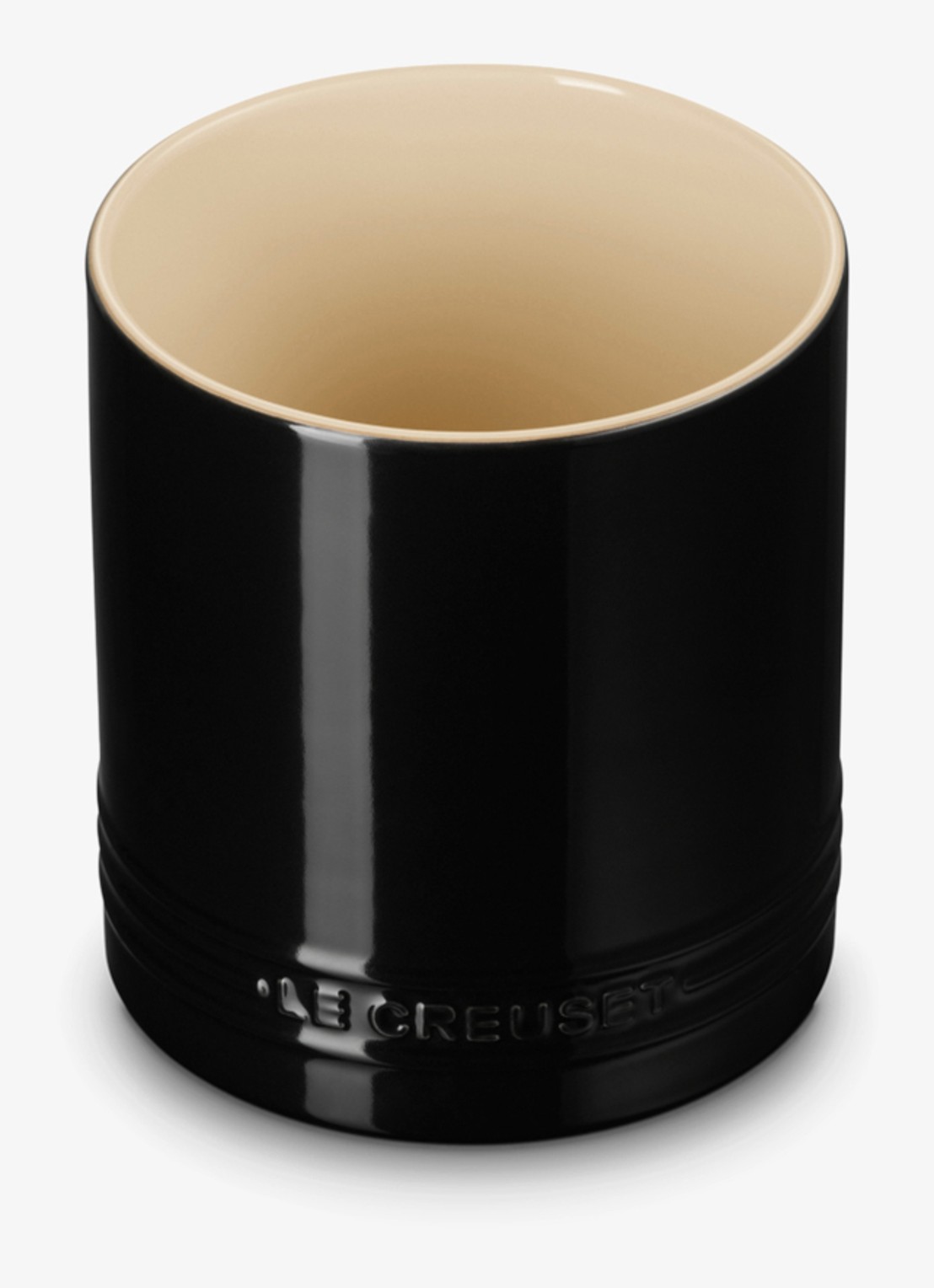 Le Creuset Signature spatelpot 1,1 liter - voorkant 4 zwart