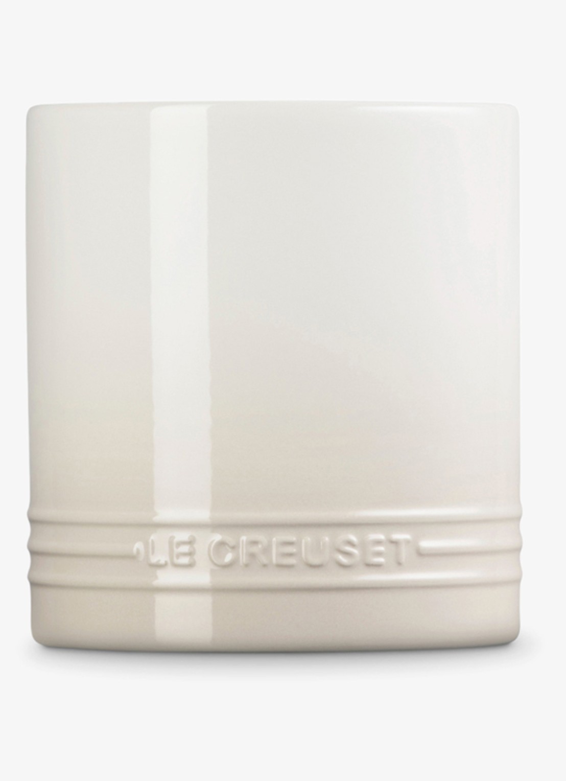 Le Creuset Signature spatelpot 1,1 liter - achterkant 3 beige