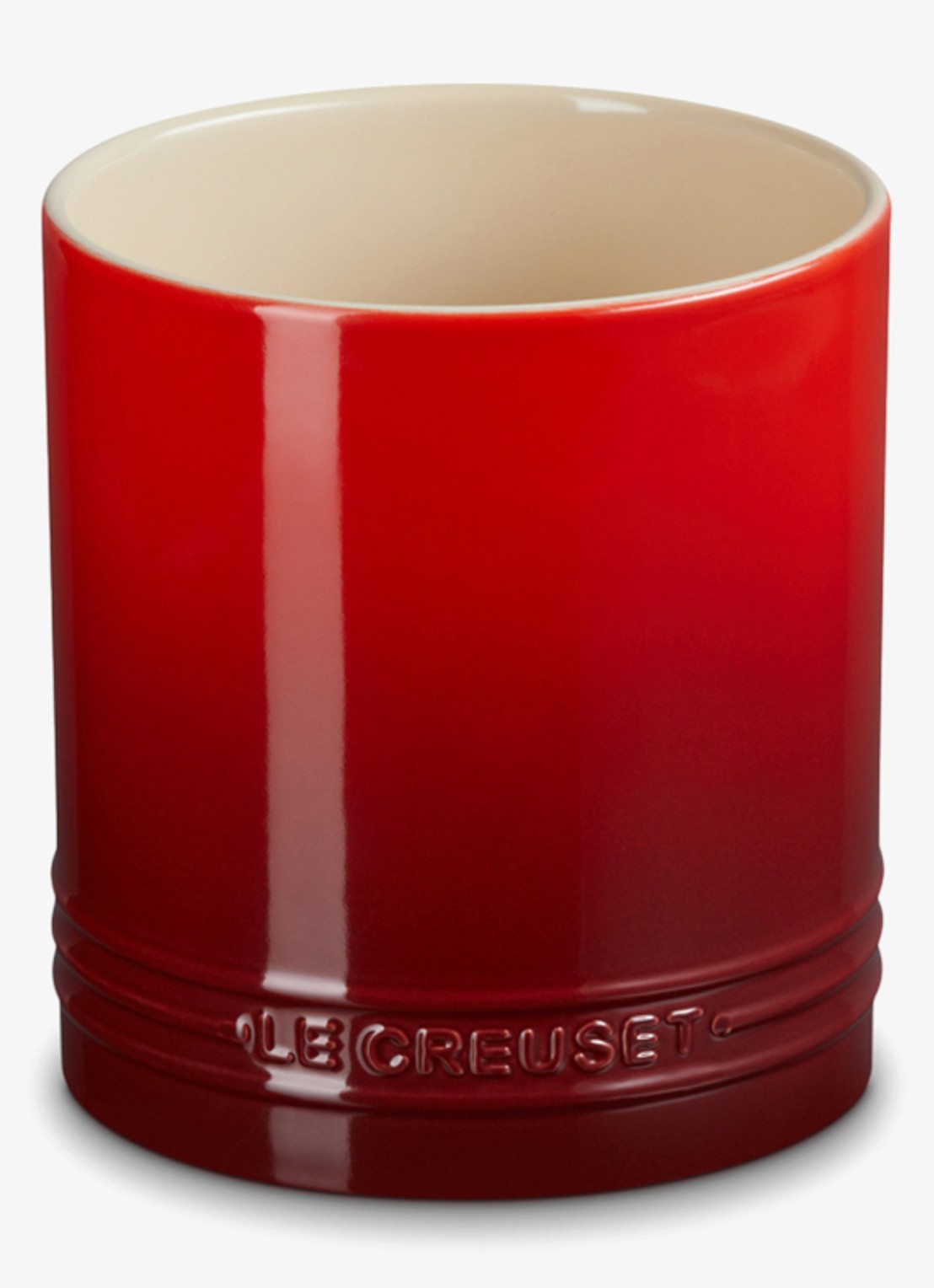 Le Creuset Signature spatelpot 1,1 liter - voorkant 2 donkerrood