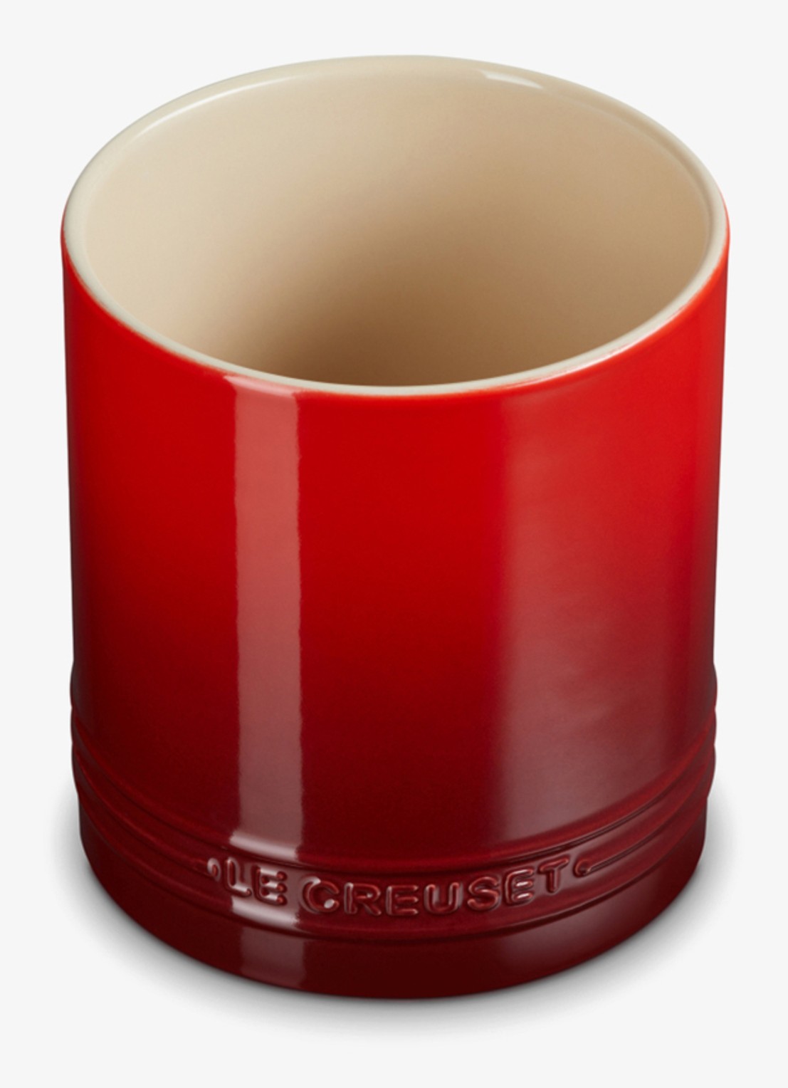 Le Creuset Signature spatelpot 1,1 liter - voorkant 3 donkerrood