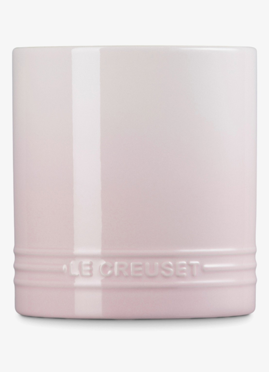 Le Creuset Signature spatelpot 1,1 liter - achterkant lichtroze
