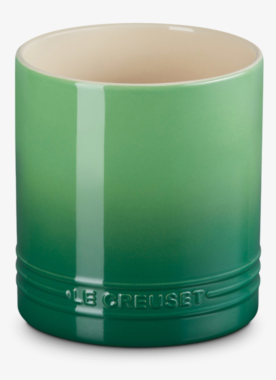 Le Creuset Signature spatelpot 1,1 liter - voorkant 4 groen