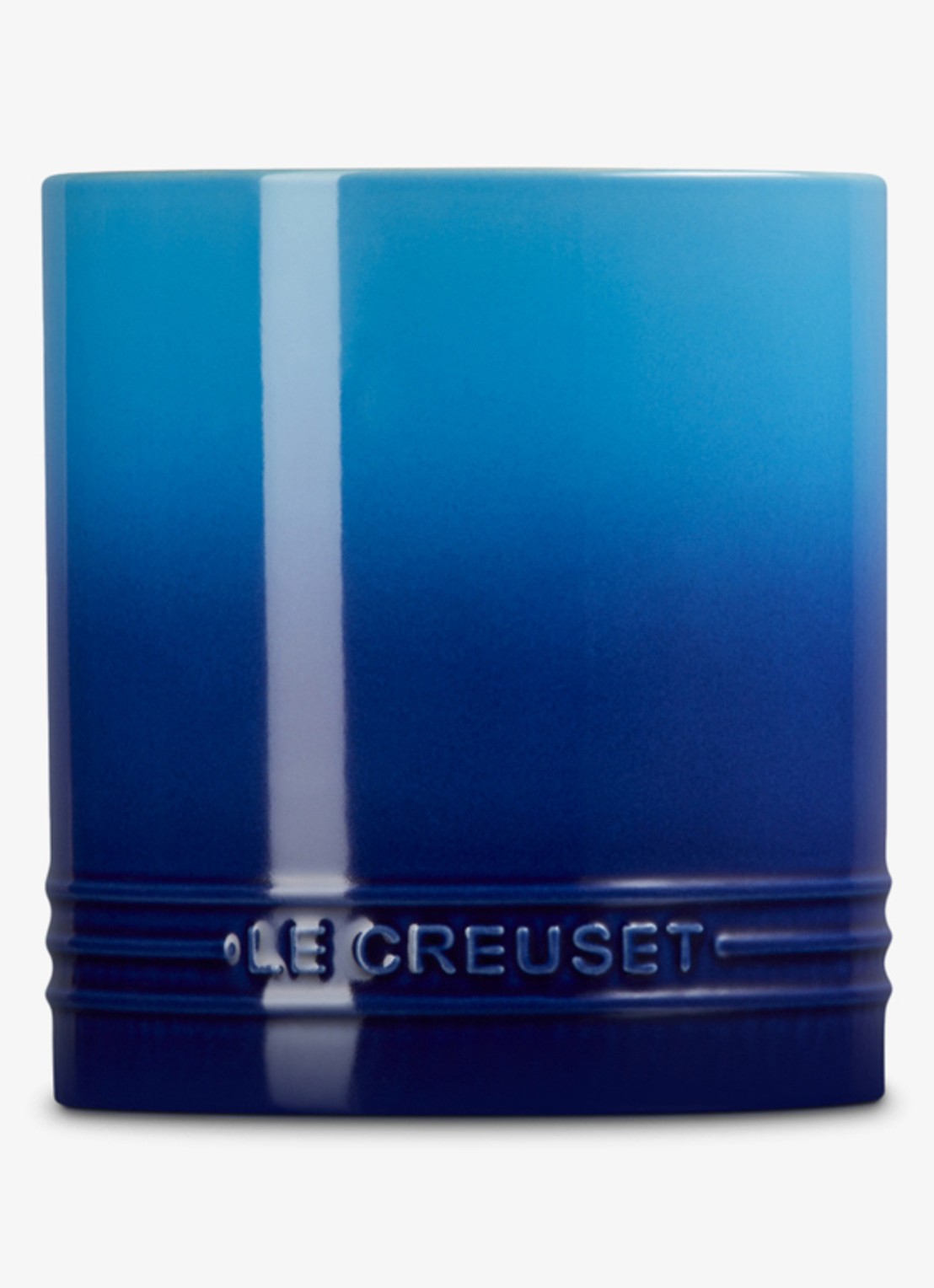 Le Creuset Signature spatelpot 1,1 liter - achterkant 5 royalblauw