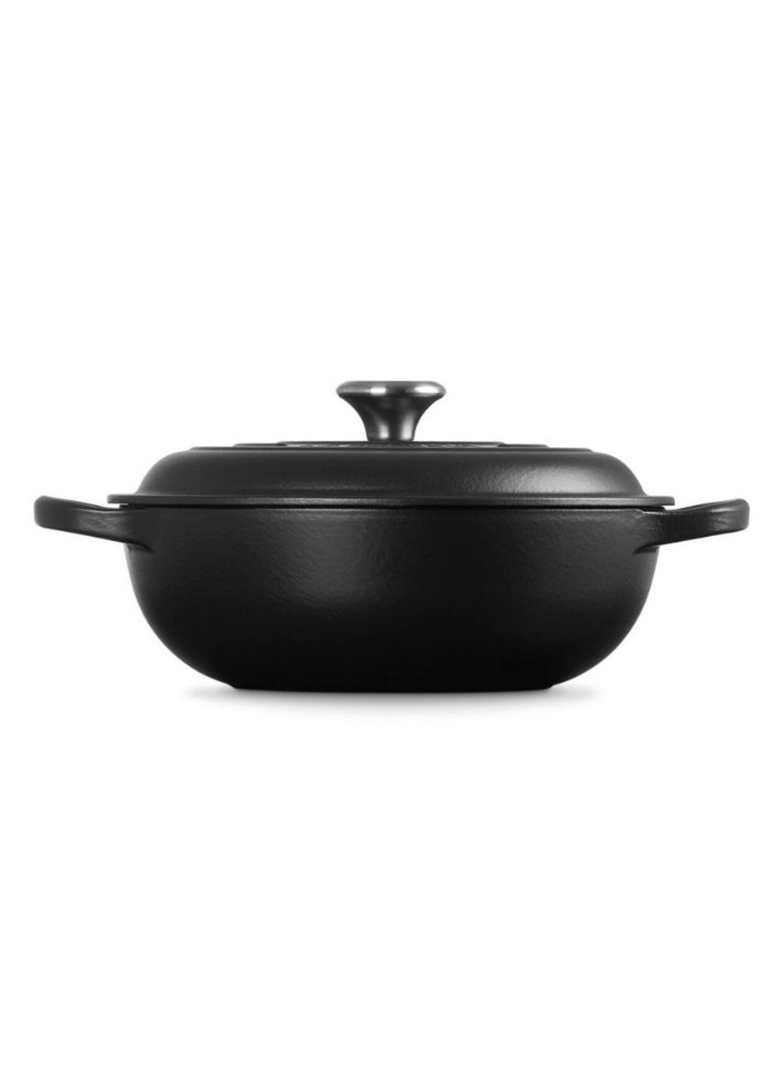 Le Creuset Signature stoofpan 22 cm - achterkant 5 zwart