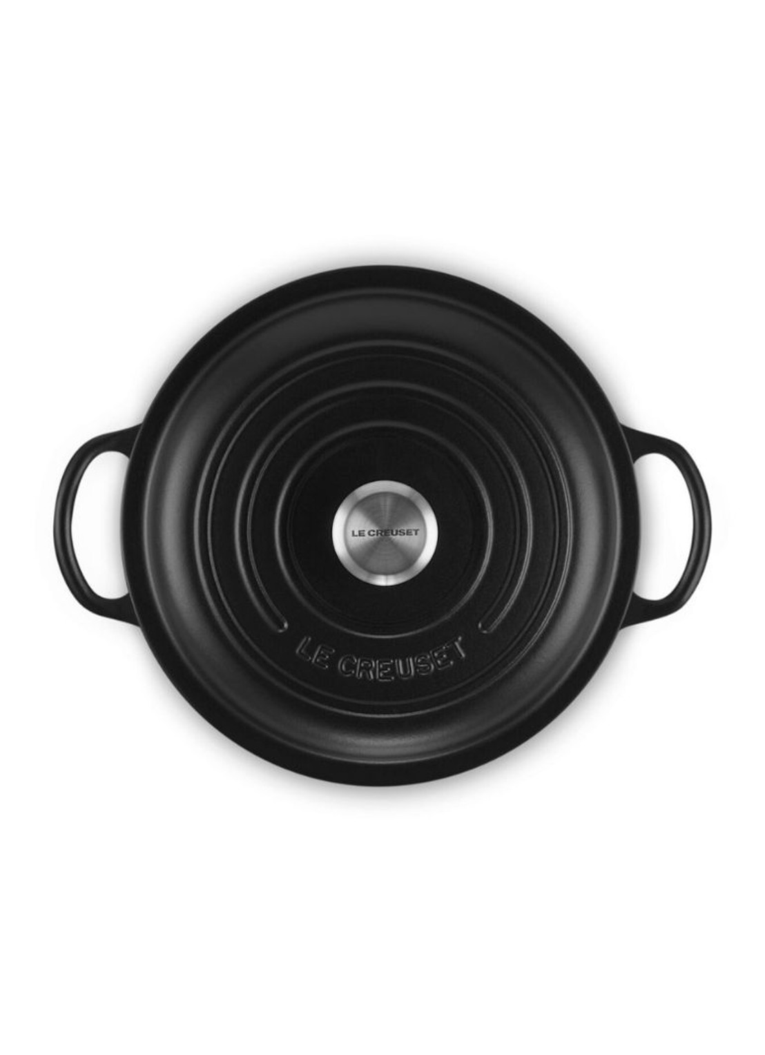 Le Creuset Signature stoofpan 22 cm - detail 3 zwart